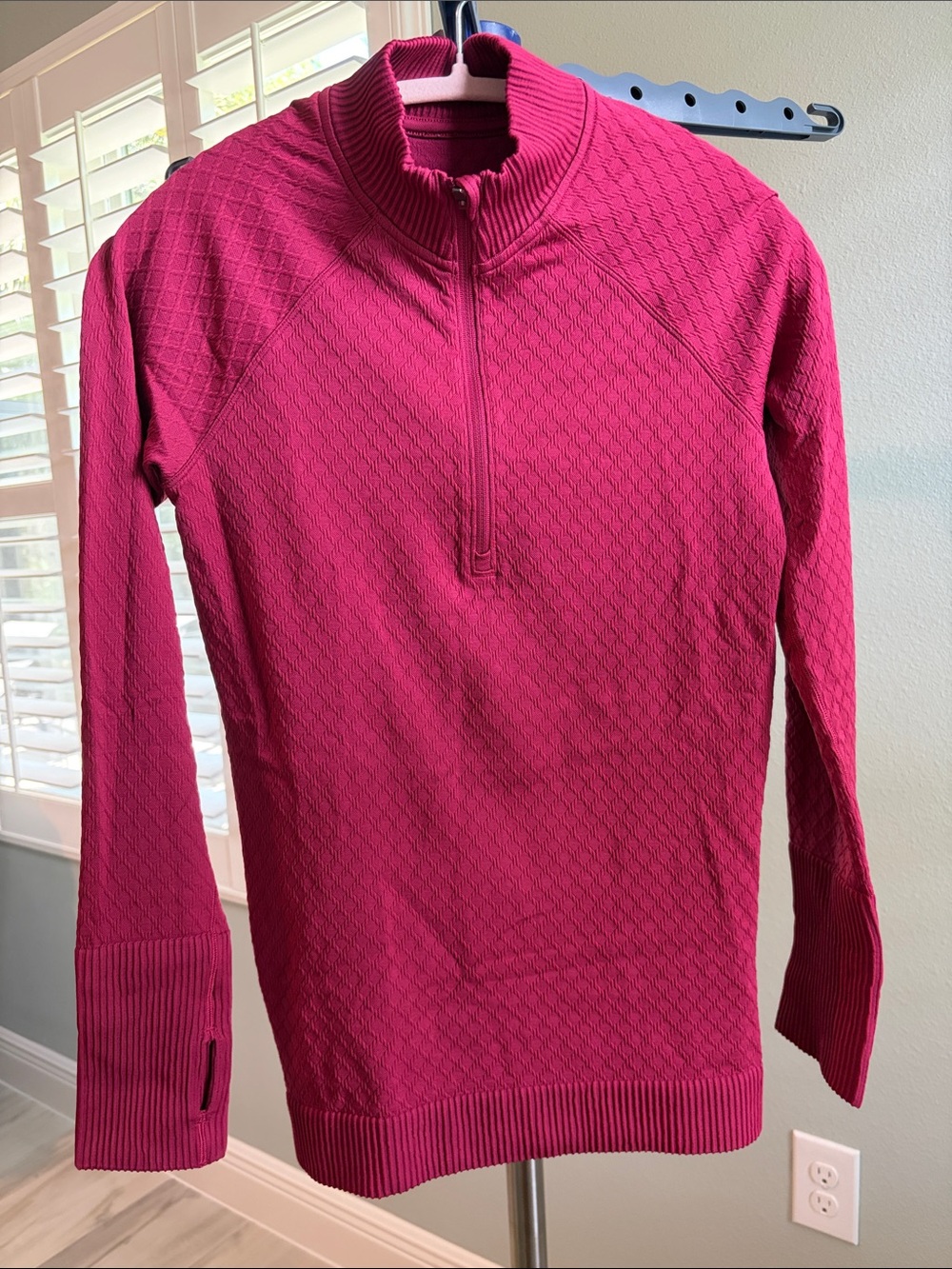 Lululemon Quarter Zip Textured Sweater/Pullover
